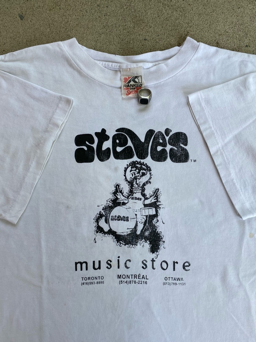 Vintage 90s Steve’s Music Store Tee Shirt